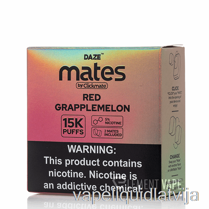 7 Daze Mate Pods Red Grapplemelon Vape šķidrums